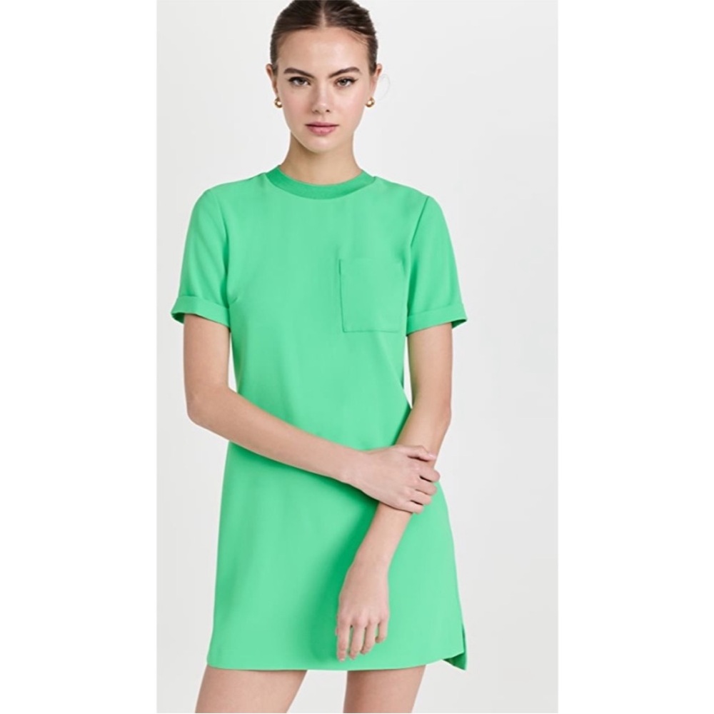 Alice + Olivia Catalina Roll Sleeve Mini Dress